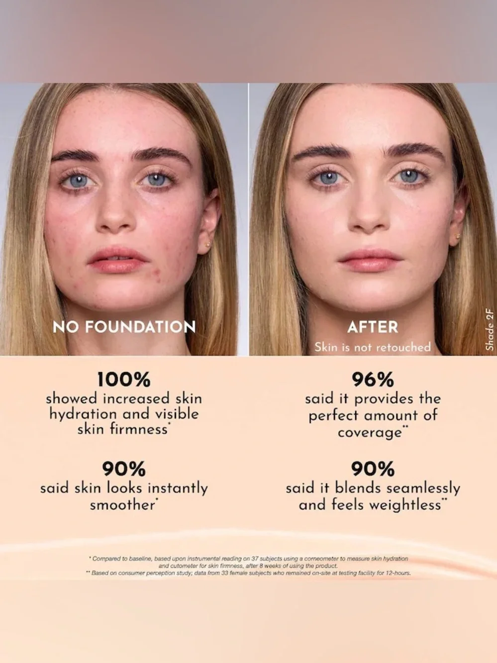 Lawless Forget The Filler Skin-Plumping Line-Smoothing Foundation - 1F - NIB